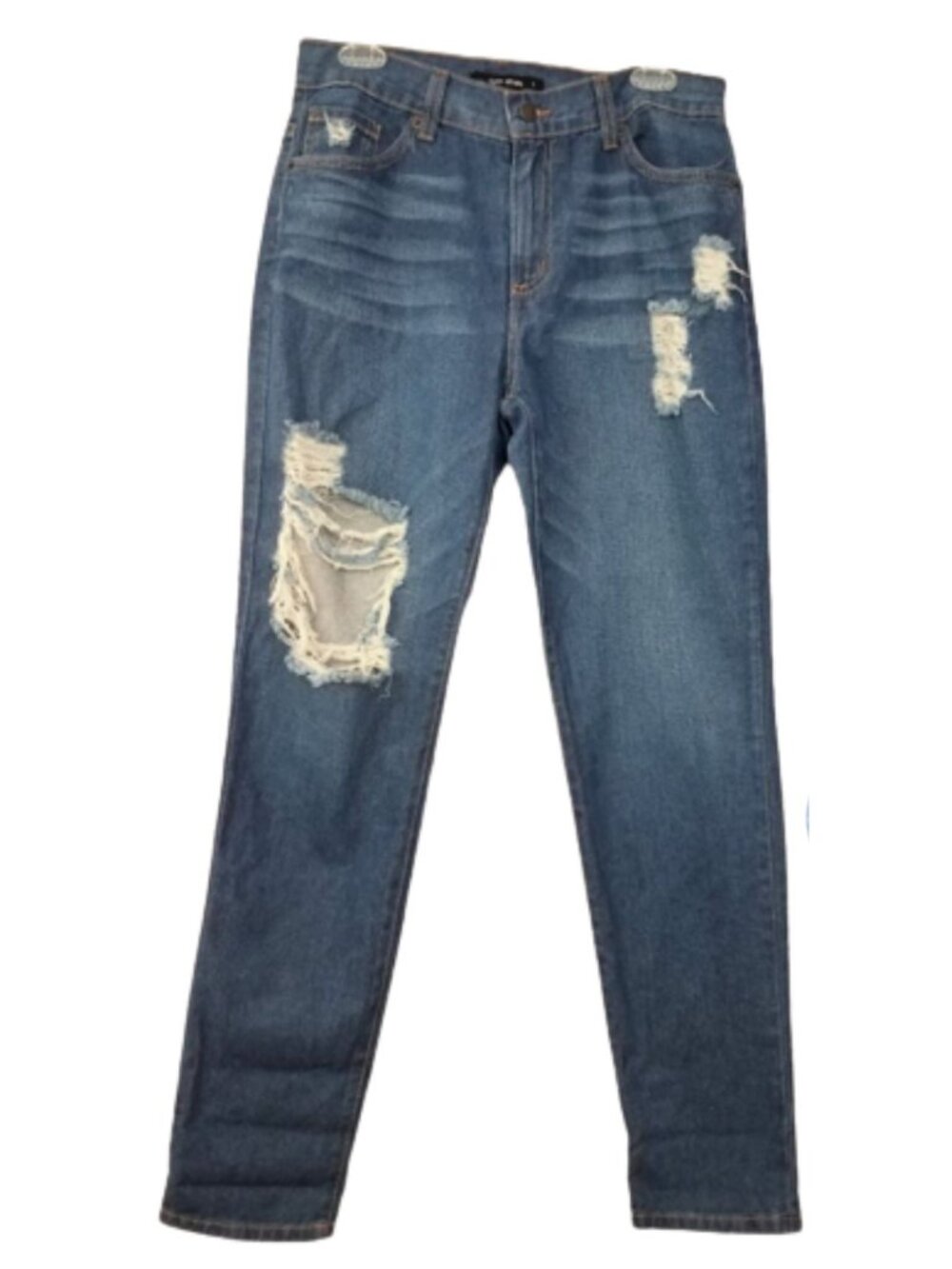 GJG DENIM Distressed Destroyed Jeans Women's 7 Jr